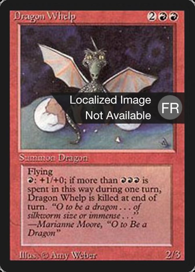 Dragon Whelp [Foreign Black Border] | Play N Trade Winnipeg