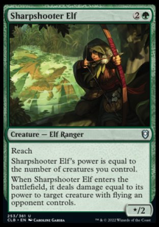 Sharpshooter Elf [Commander Legends: Battle for Baldur's Gate] | Play N Trade Winnipeg