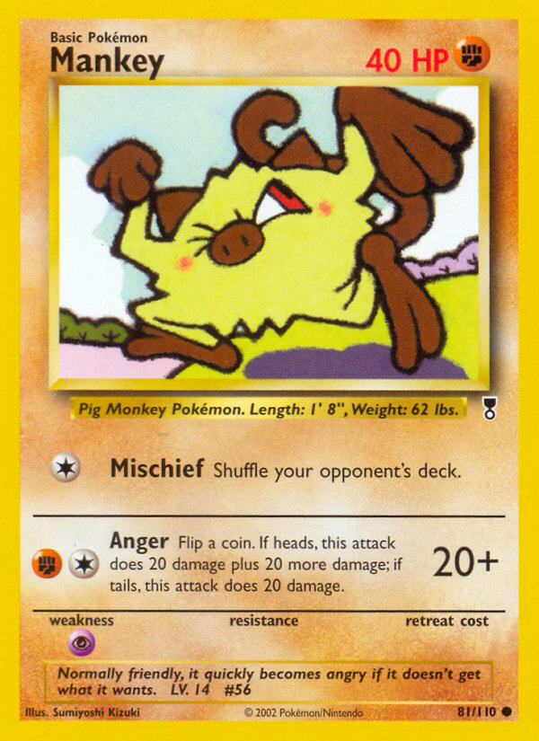 Mankey (81/110) [Legendary Collection] | Play N Trade Winnipeg