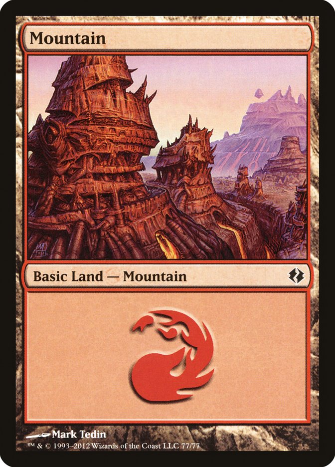 Mountain (77) [Duel Decks: Venser vs. Koth] | Play N Trade Winnipeg