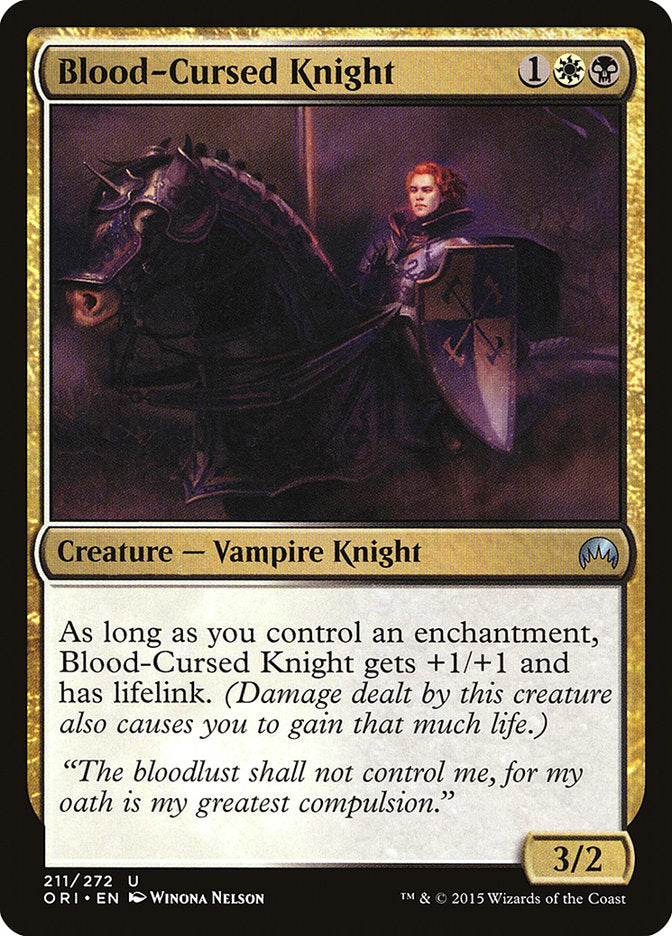 Blood-Cursed Knight [Magic Origins] | Play N Trade Winnipeg