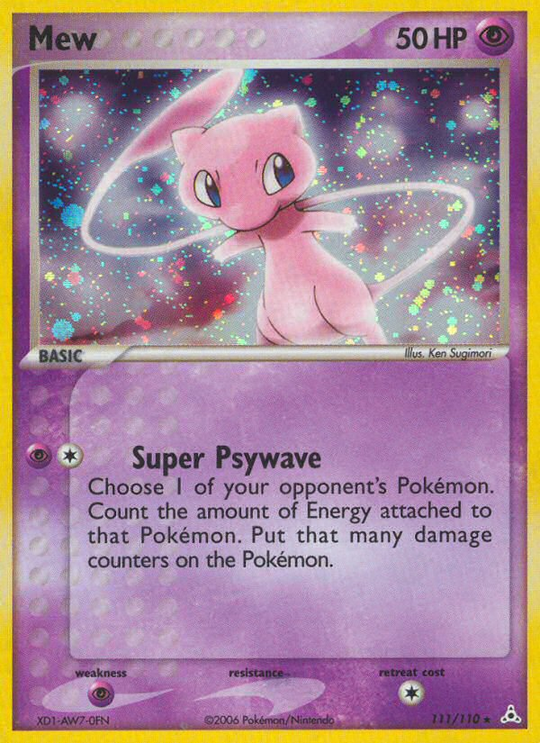 Mew (111/110) [EX: Holon Phantoms] | Play N Trade Winnipeg