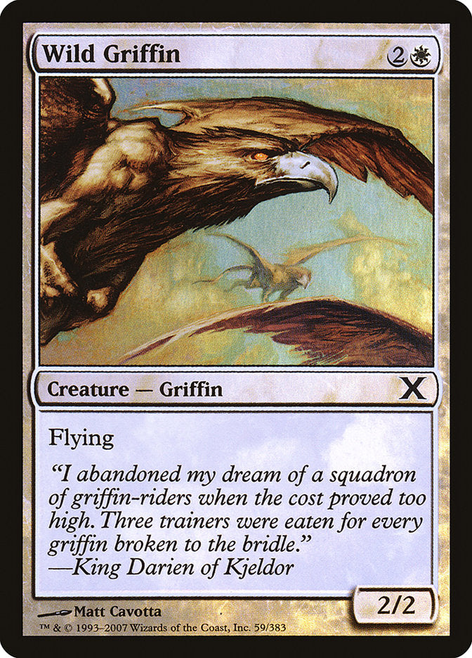 Wild Griffin (Premium Foil) [Tenth Edition] | Play N Trade Winnipeg