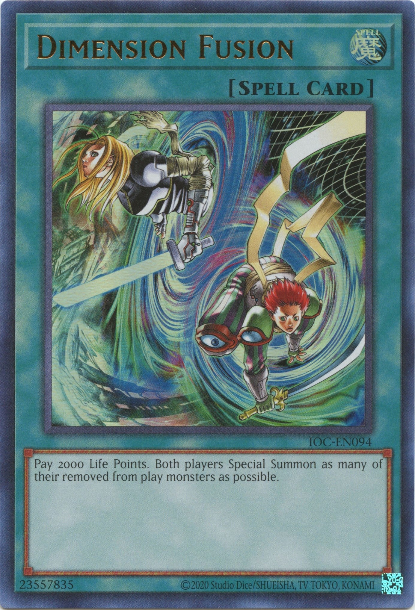 Dimension Fusion (25th Anniversary) [IOC-EN094] Ultra Rare | Play N Trade Winnipeg