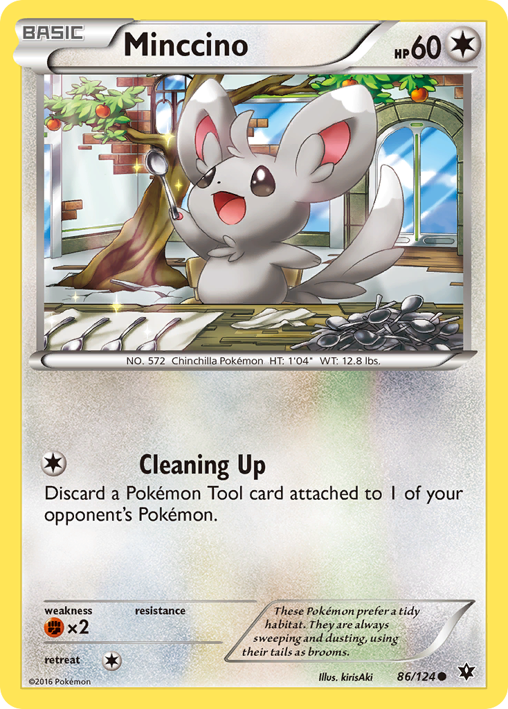 Minccino (86/124) [XY: Fates Collide] | Play N Trade Winnipeg