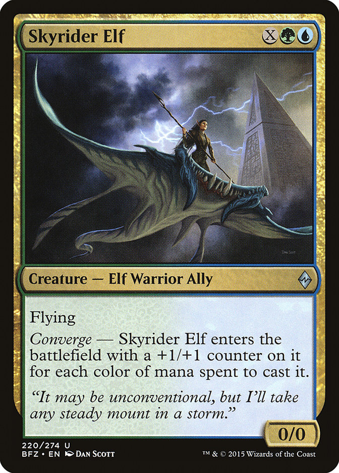 Skyrider Elf [Battle for Zendikar] | Play N Trade Winnipeg