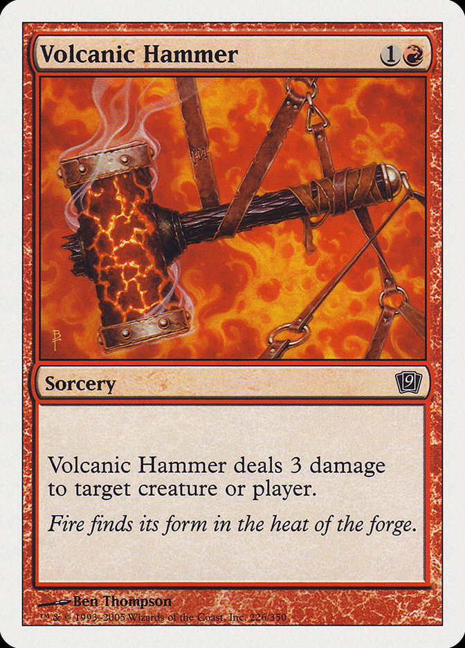 Volcanic Hammer [Ninth Edition] | Play N Trade Winnipeg