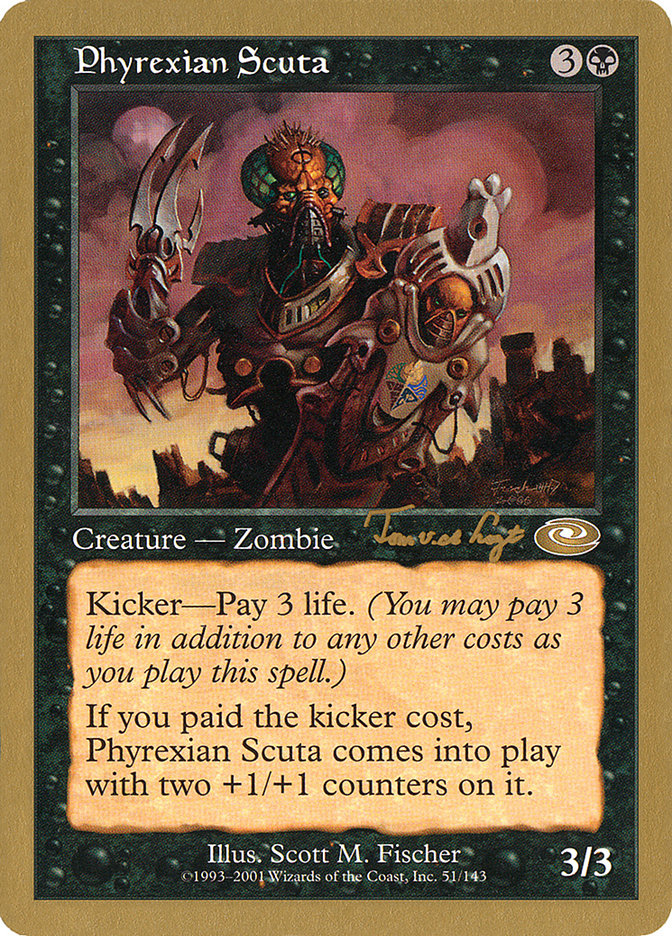 Phyrexian Scuta (Tom van de Logt) [World Championship Decks 2001] | Play N Trade Winnipeg