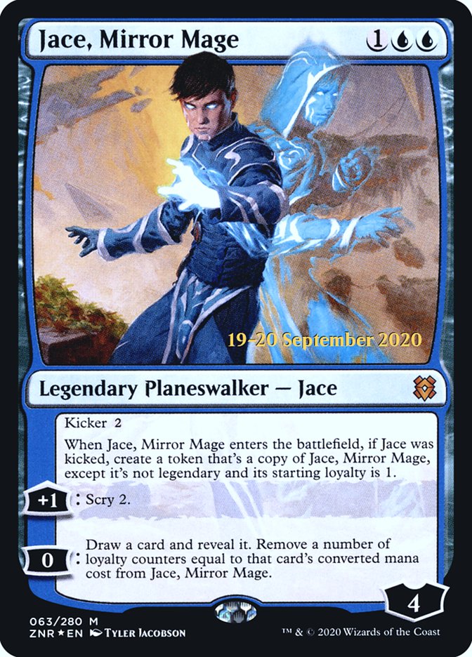 Jace, Mirror Mage [Zendikar Rising Prerelease Promos] | Play N Trade Winnipeg