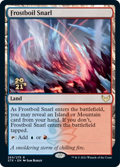 Frostboil Snarl [Strixhaven: School of Mages Prerelease Promos] | Play N Trade Winnipeg