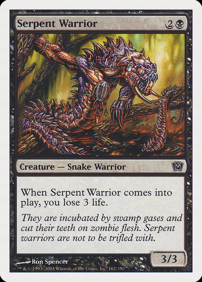 Serpent Warrior [Ninth Edition] | Play N Trade Winnipeg