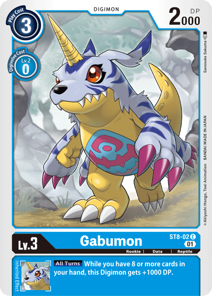 Gabumon [ST8-02] [Starter Deck: Ulforce Veedramon] | Play N Trade Winnipeg