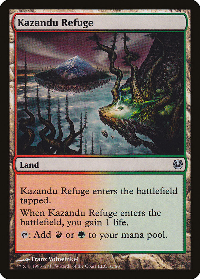 Kazandu Refuge [Duel Decks: Ajani vs. Nicol Bolas] | Play N Trade Winnipeg