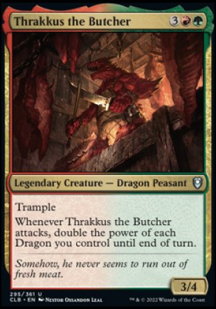 Thrakkus the Butcher [Commander Legends: Battle for Baldur's Gate] | Play N Trade Winnipeg