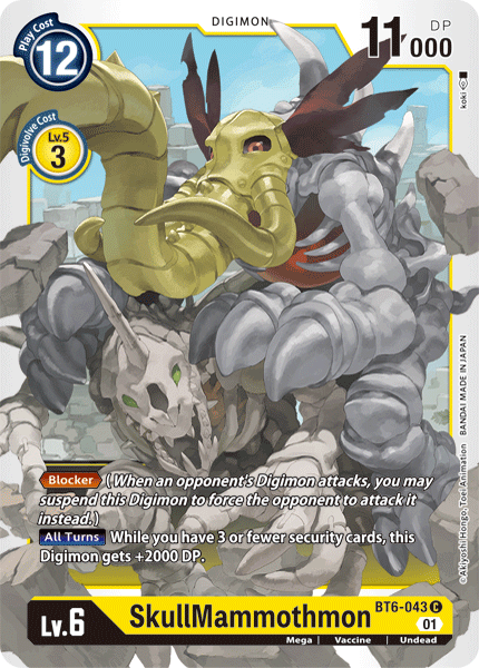 SkullMammothmon [BT6-043] [Double Diamond] | Play N Trade Winnipeg