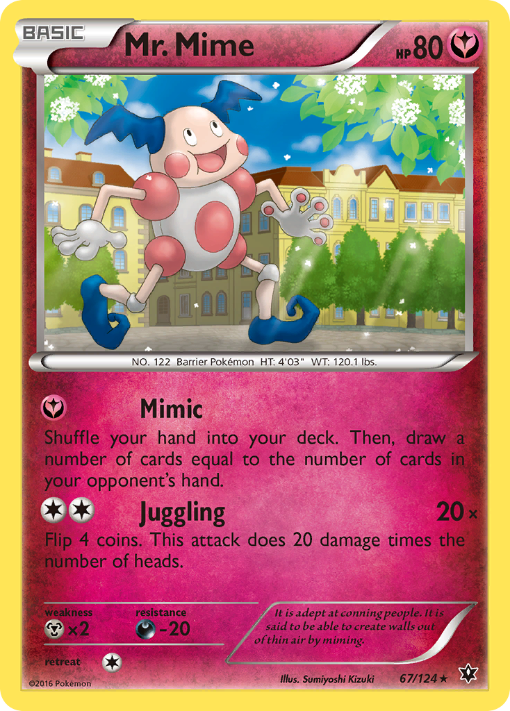 Mr. Mime (67/124) [XY: Fates Collide] | Play N Trade Winnipeg