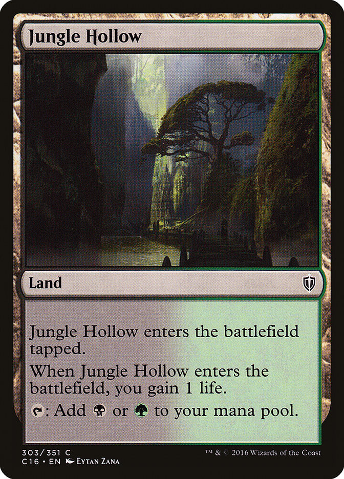 Jungle Hollow [Commander 2016] | Play N Trade Winnipeg