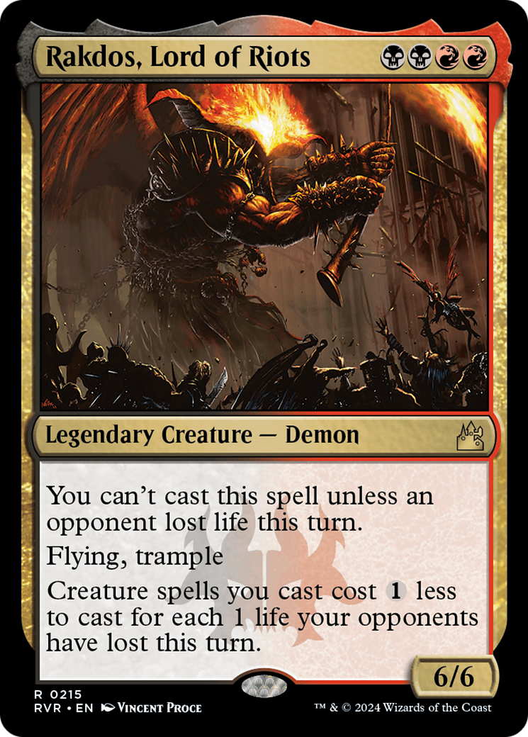 Rakdos, Lord of Riots [Ravnica Remastered] | Play N Trade Winnipeg