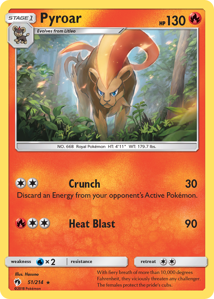 Pyroar (51/214) [Sun & Moon: Lost Thunder] | Play N Trade Winnipeg