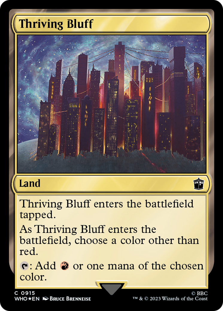 Thriving Bluff (Surge Foil) [Doctor Who] | Play N Trade Winnipeg