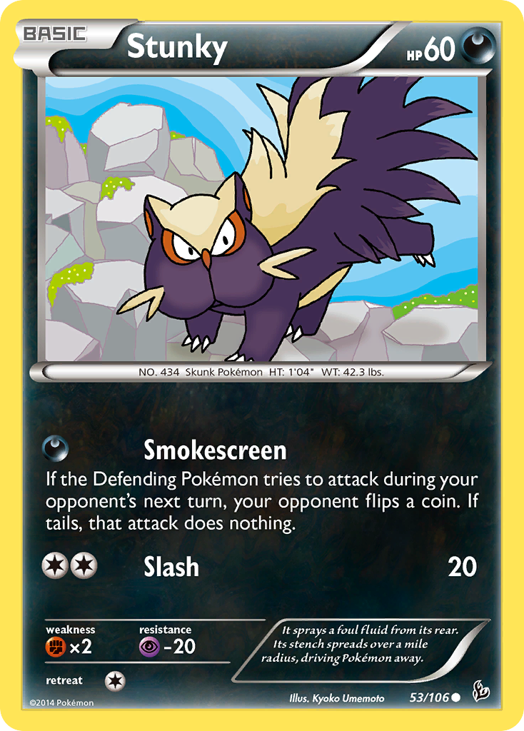 Stunky (53/106) [XY: Flashfire] | Play N Trade Winnipeg