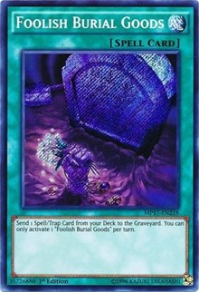 Foolish Burial Goods [MP17-EN218] Secret Rare | Play N Trade Winnipeg