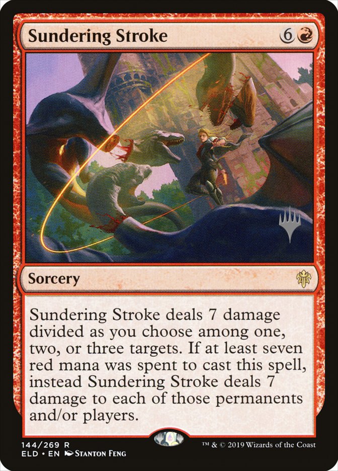 Sundering Stroke (Promo Pack) [Throne of Eldraine Promos] | Play N Trade Winnipeg