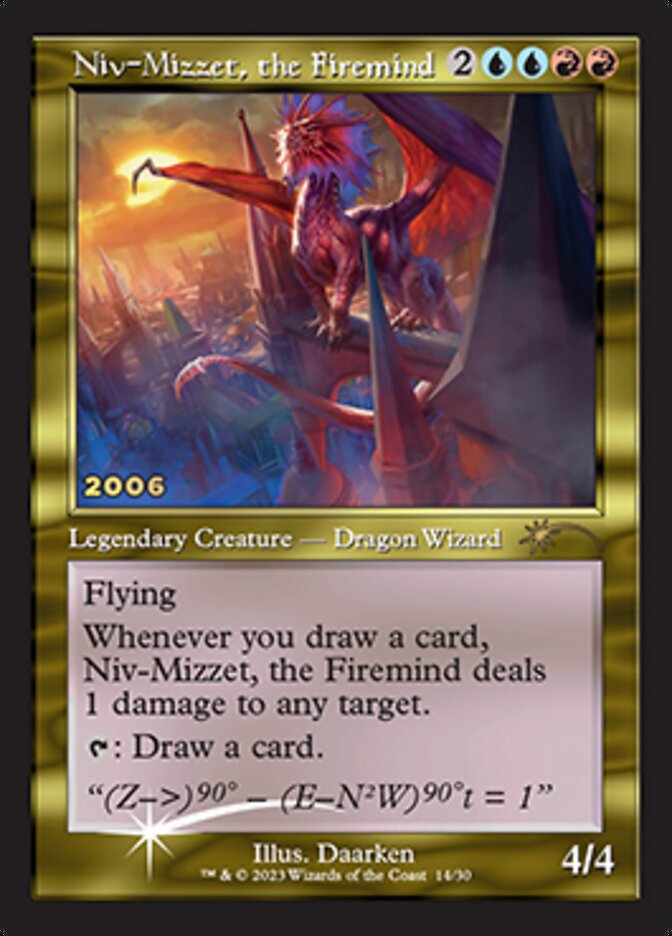 Niv-Mizzet, the Firemind [30th Anniversary Promos] | Play N Trade Winnipeg