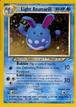 Light Azumarill (13/105) [Neo Destiny Unlimited] | Play N Trade Winnipeg