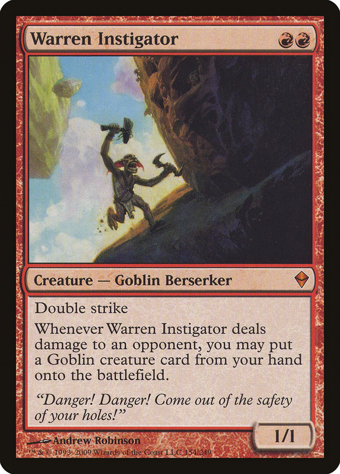 Warren Instigator [Zendikar] | Play N Trade Winnipeg