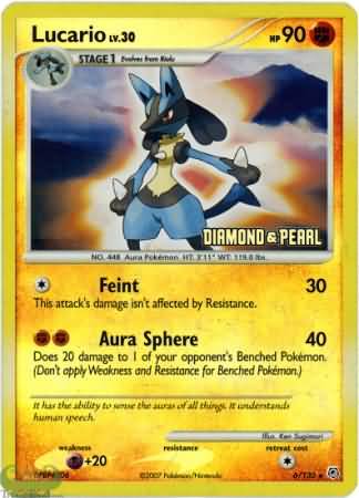 Lucario (6/130) [Burger King Promos: 2008 Collection] | Play N Trade Winnipeg