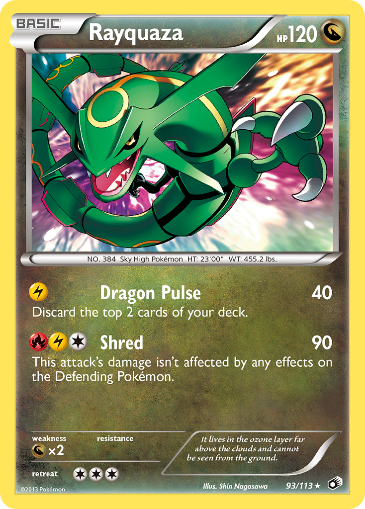 Rayquaza (93/113) [Black & White: Legendary Treasures] | Play N Trade Winnipeg