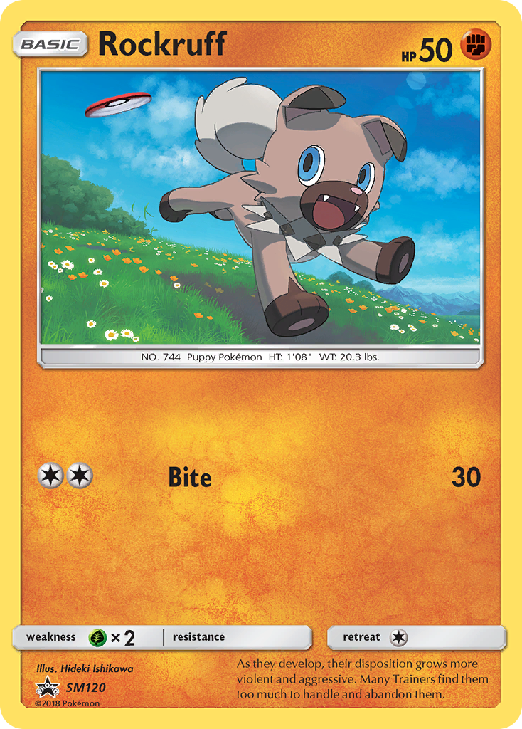 Rockruff (SM120) [Sun & Moon: Black Star Promos] | Play N Trade Winnipeg