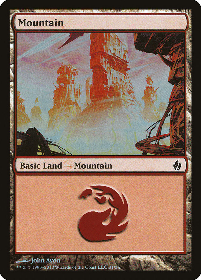 Mountain (31) [Premium Deck Series: Fire and Lightning] | Play N Trade Winnipeg