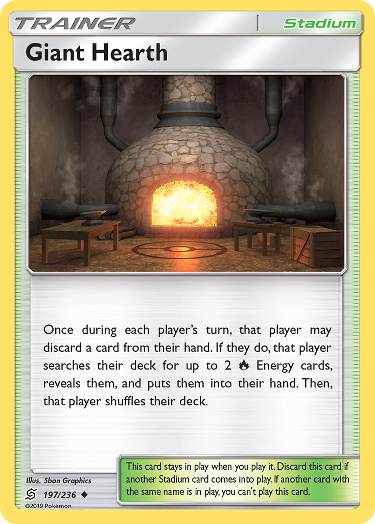 Giant Hearth (197/236) [Sun & Moon: Unified Minds] | Play N Trade Winnipeg