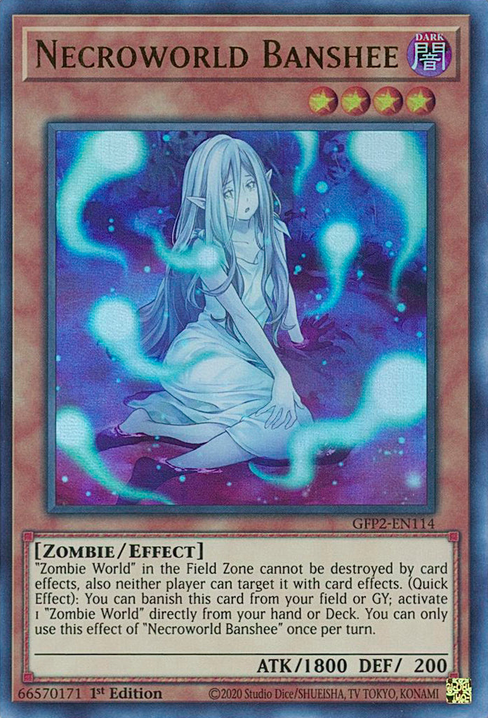 Necroworld Banshee [GFP2-EN114] Ultra Rare | Play N Trade Winnipeg
