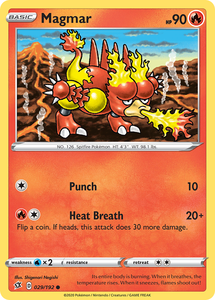 Magmar (029/192) [Sword & Shield: Rebel Clash] | Play N Trade Winnipeg