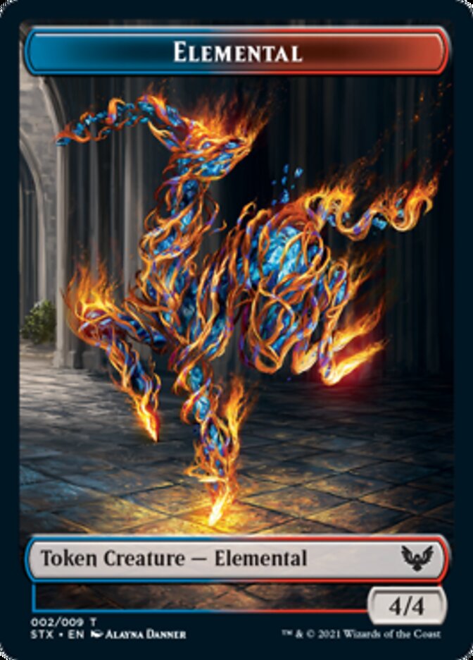 Elemental // Treasure Token [Strixhaven: School of Mages Tokens] | Play N Trade Winnipeg