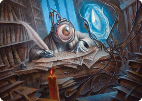 Unblinking Observer Art Card [Innistrad: Midnight Hunt Art Series] | Play N Trade Winnipeg