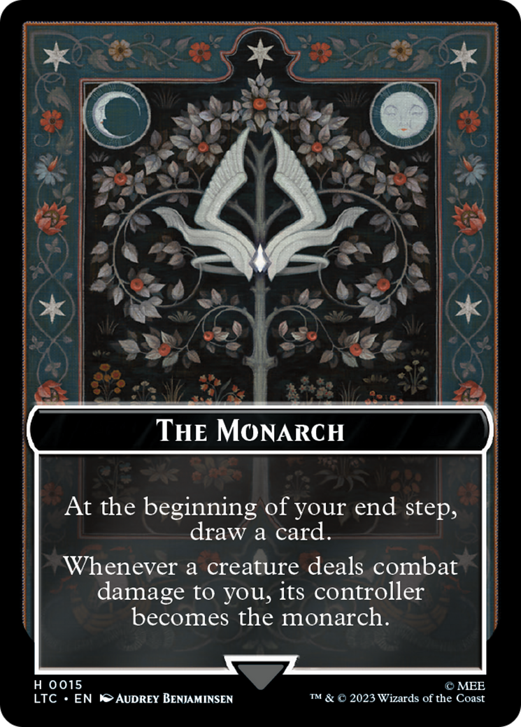 The Monarch // Treasure Double-Sided Token [The Lord of the Rings: Tales of Middle-Earth Commander Tokens] | Play N Trade Winnipeg