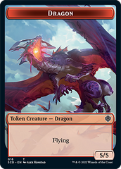 Dragon // Dragon Double-Sided Token [Starter Commander Decks] | Play N Trade Winnipeg