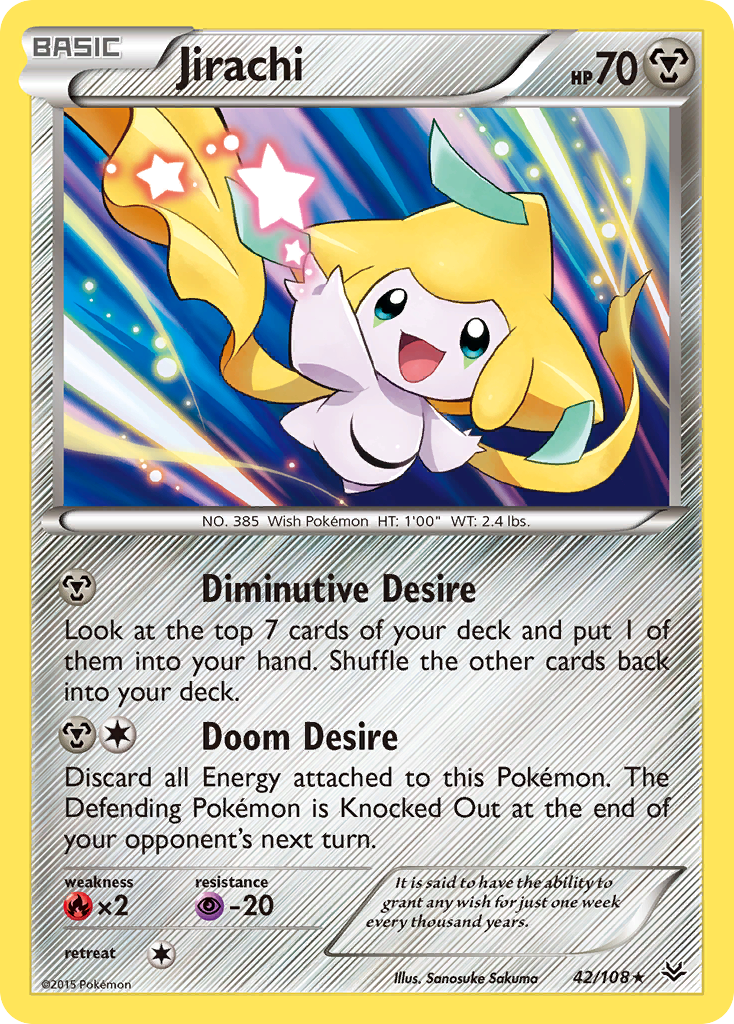 Jirachi (42/108) [XY: Roaring Skies] | Play N Trade Winnipeg