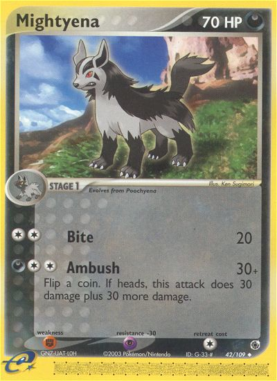 Mightyena (42/109) [EX: Ruby & Sapphire] | Play N Trade Winnipeg