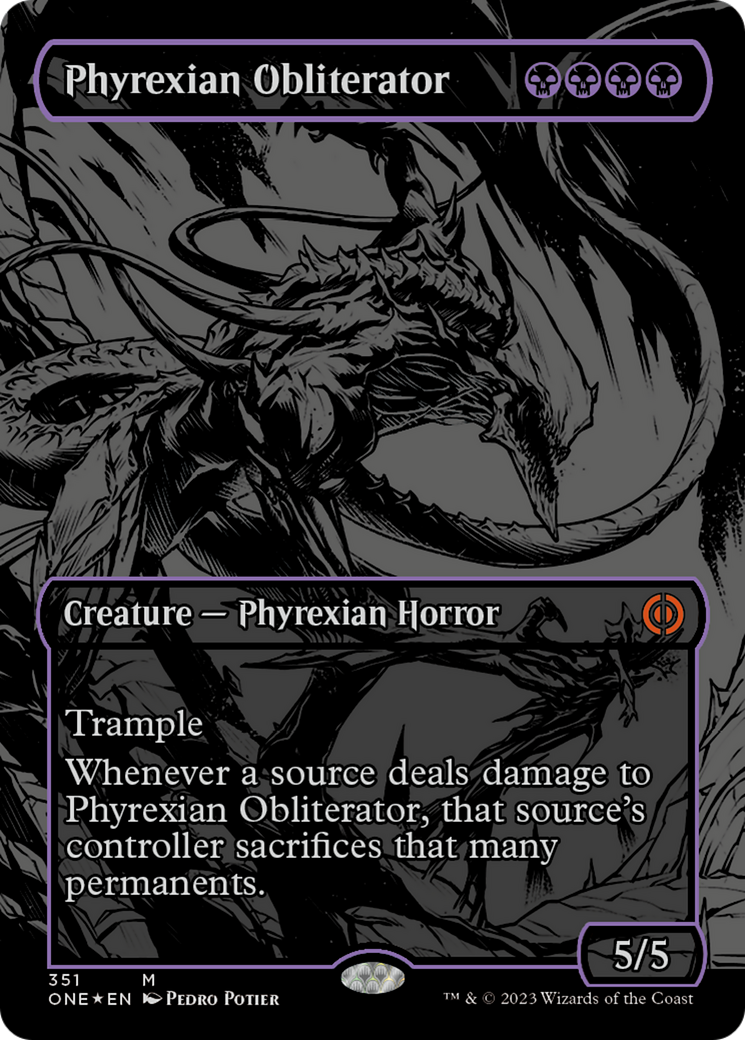 Phyrexian Obliterator (Oil Slick Raised Foil) [Phyrexia: All Will Be One] | Play N Trade Winnipeg