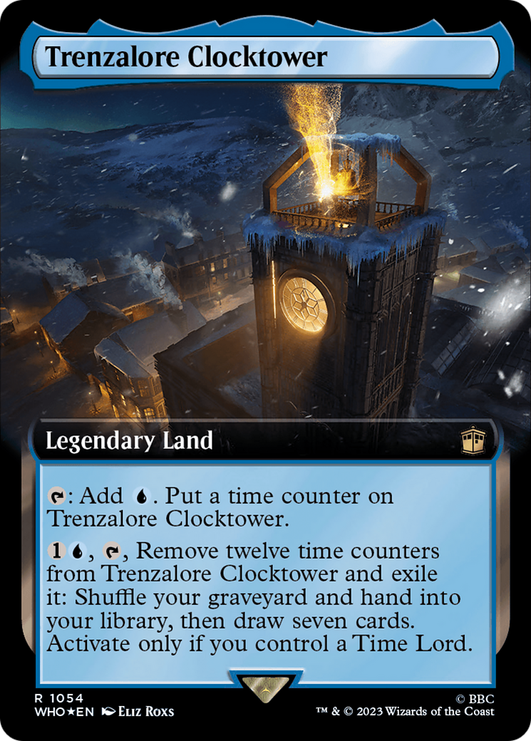 Trenzalore Clocktower (Extended Art) (Surge Foil) [Doctor Who] | Play N Trade Winnipeg