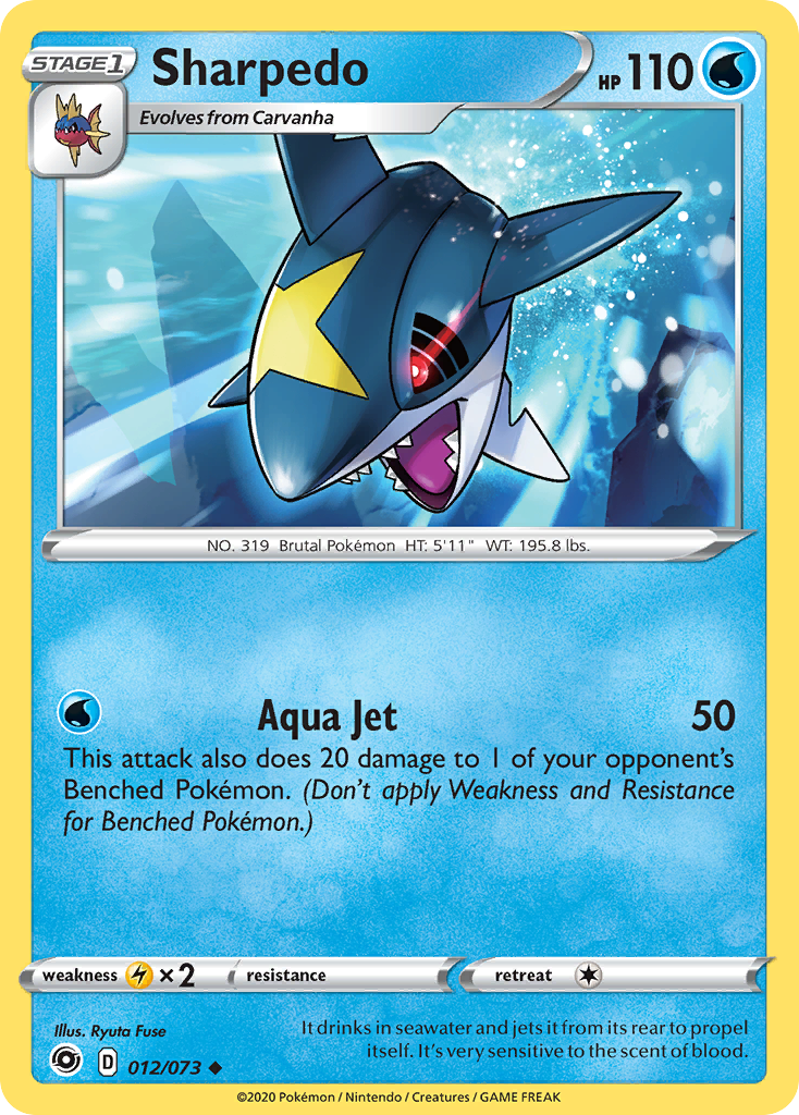 Sharpedo (012/073) [Sword & Shield: Champion's Path] | Play N Trade Winnipeg