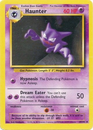 Haunter (29/102) [Base Set Unlimited] | Play N Trade Winnipeg