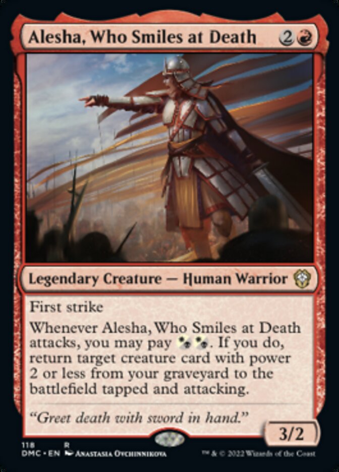 Alesha, Who Smiles at Death [Dominaria United Commander] | Play N Trade Winnipeg