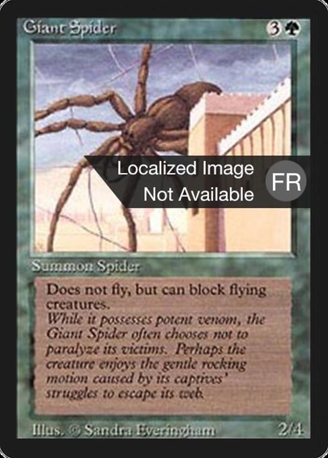 Giant Spider [Foreign Black Border] | Play N Trade Winnipeg