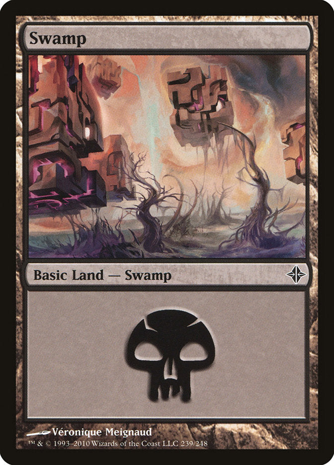 Swamp (239) [Rise of the Eldrazi] | Play N Trade Winnipeg